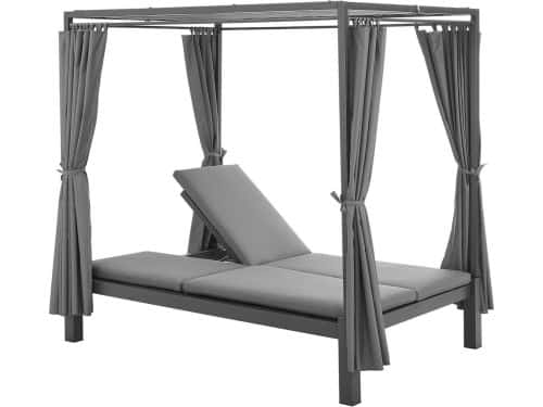 Dubbel Ligbed / Loungebed Kreta - Grijs