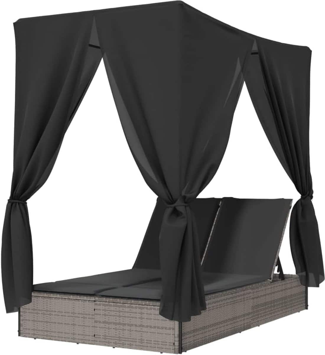 dubbel ligbed tweepersoons lounger buitenbed ligstoel