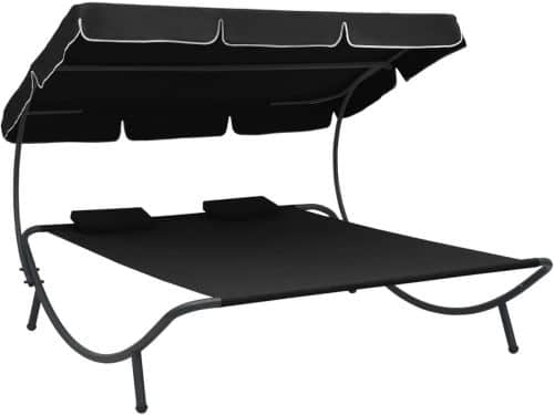 Dubbele Ligstoel - Zonnebank - Tuinbed - Lounger - Ligbed