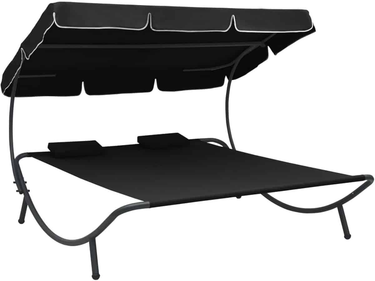 dubbele ligstoel zonnebank tuinbed lounger ligbed