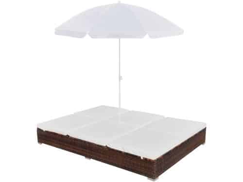 Dubbele Ligstoel - Zonneligstoel - Loungebed - Tuinstoel - Ligbed