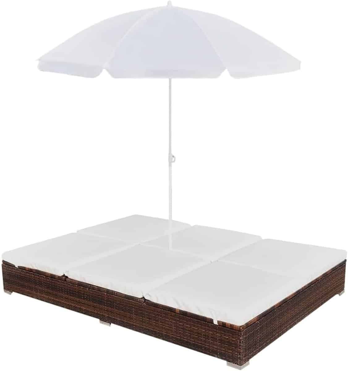 dubbele ligstoel zonneligstoel loungebed tuinstoel ligbed