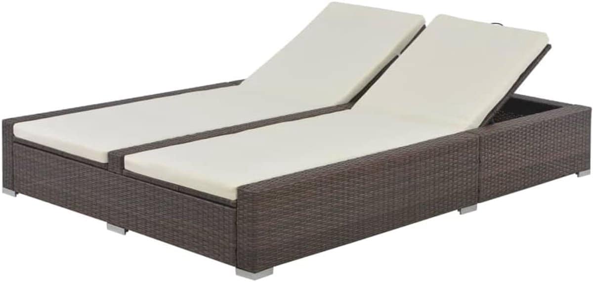dubbele ligstoel zonneligstoel lounger tuinstoel ligbed