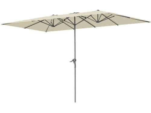 Dubbele Parasol - XXL Zonneparasol - Stokparasol - Terrasparasol