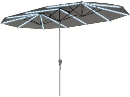 Dubbele Tuinparasol - Terrasparasol - Zweefparasol - Balkonparasol - UV-Parasol