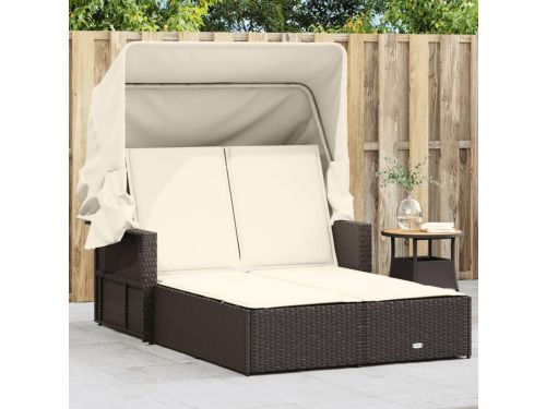 Dubbele zonne-ligstoel - zonnebed - tuinligstoel - buitenbed - ligbed