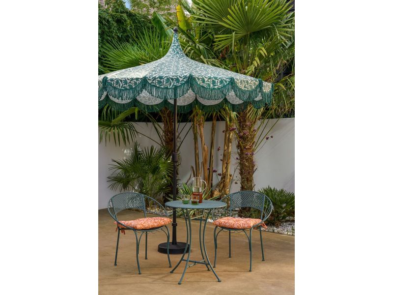 Edelman Kelly stokparasol donker groen - Ø235 x 238 cm