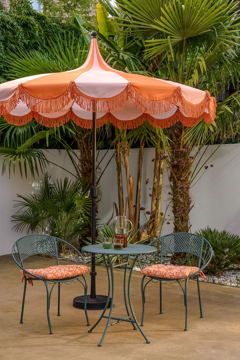 edelman kim stokparasol oranje Ø235 x 238 cm