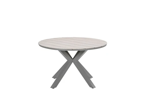 Edison tafel ร122 cm taupe/teak