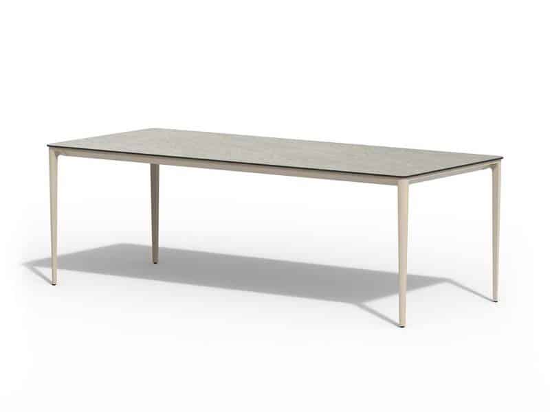 elegante dining tafel trespa ophira champagne 220 x 100 cm tierra outdoor tierra outdoor