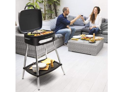 Elektrische BBQ 2000 Watt met RockStone-coating - Ideaal voor elke