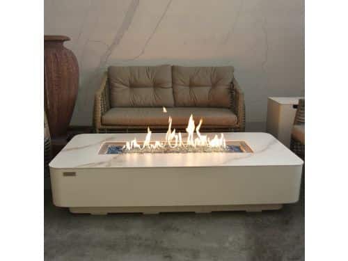 Elementi+ - Athen Gashaard - Vuurtafels - Beton - Wit