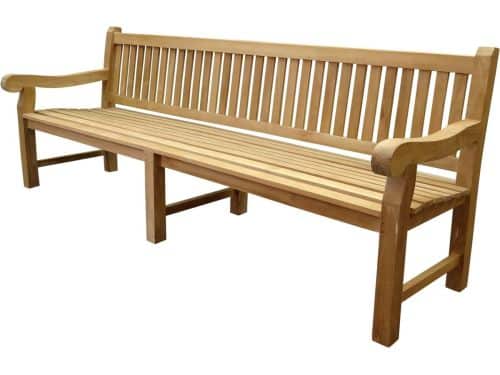 Elephant tuinbank 250 cm teak 6 poten