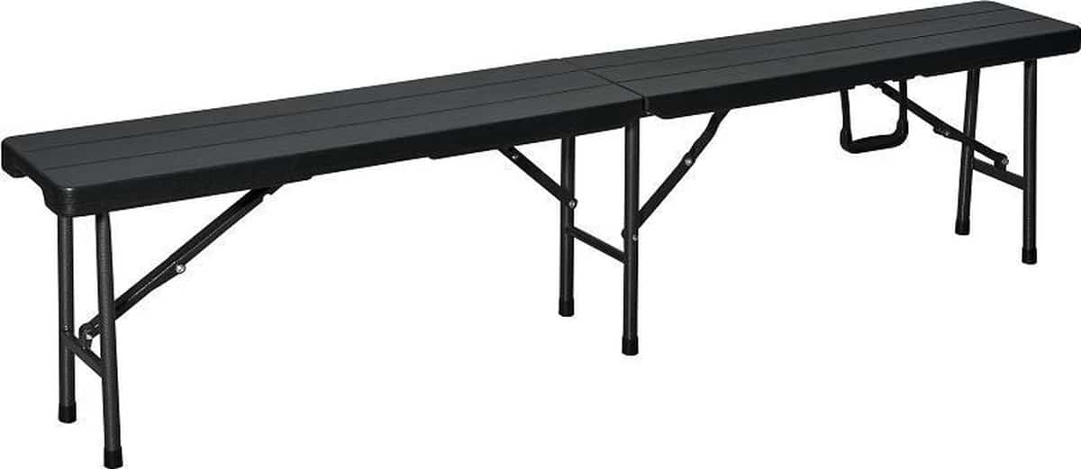 erro picknickbank opklapbare tuinbank houtlook zwart