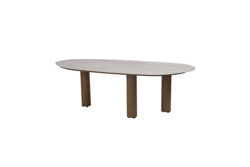 estate dining tafel latte keramiek mango shape 240×105 cm taste taste