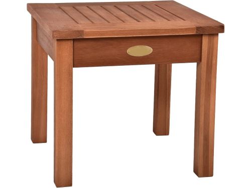 Eucalyptus Bijzettafel Hout 40 cm - Solide Bijzet Tafel voor