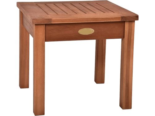 Eucalyptus Bijzettafel Hout 40 cm - Solide Bijzet Tafel voor