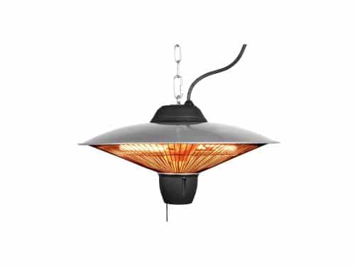 Eurom Terrasverwarmer Partytent Heater 1502 - Hangend - 1500w - Zilver