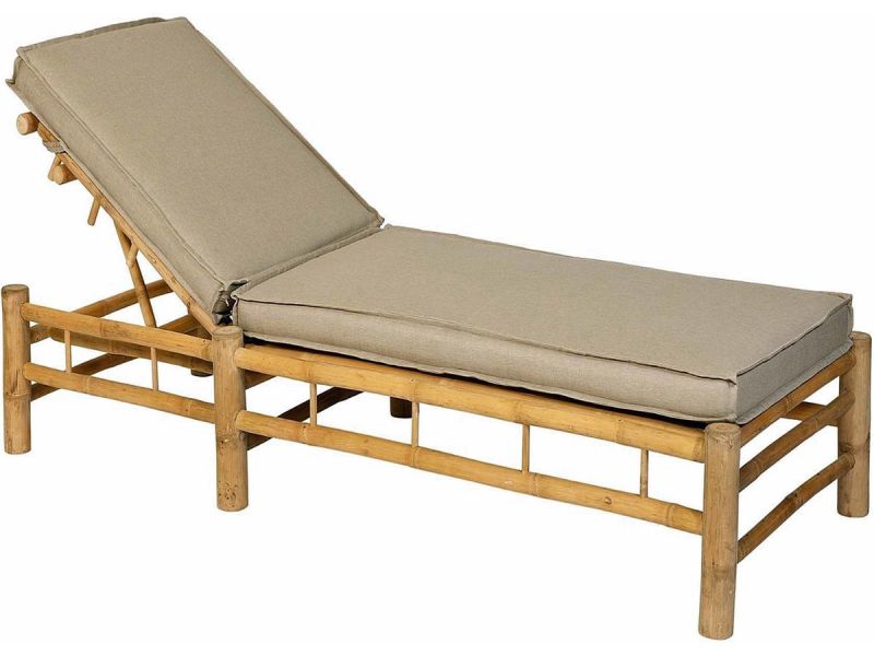 Exotan Ligbed Buiten - Bamboe - Naturel - 43x217x85