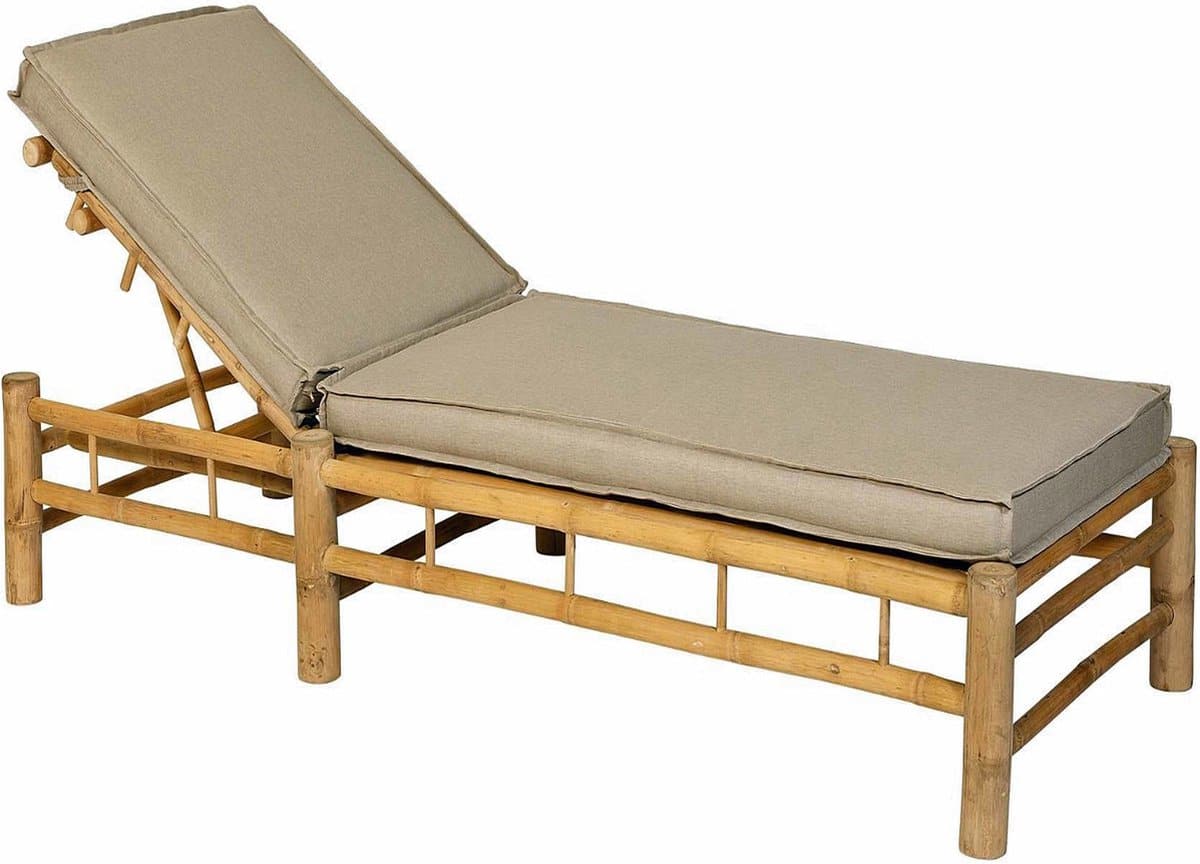 exotan ligbed buiten bamboe naturel 43x217x85