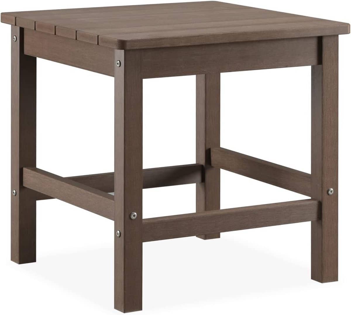 extra grote bijzettafel buiten van polyhout 50 cm