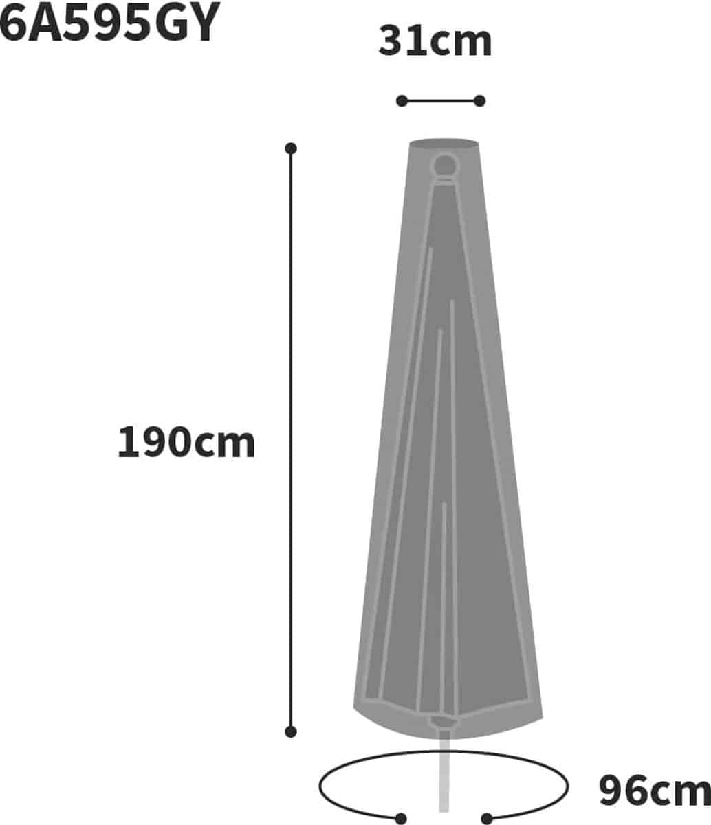 extra grote parasolhoes voor alle weersomstandigheden 100% waterdicht