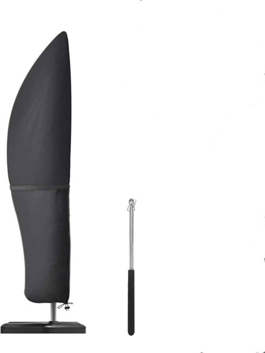 extra grote parasolhoes waterdicht en winddicht met rits