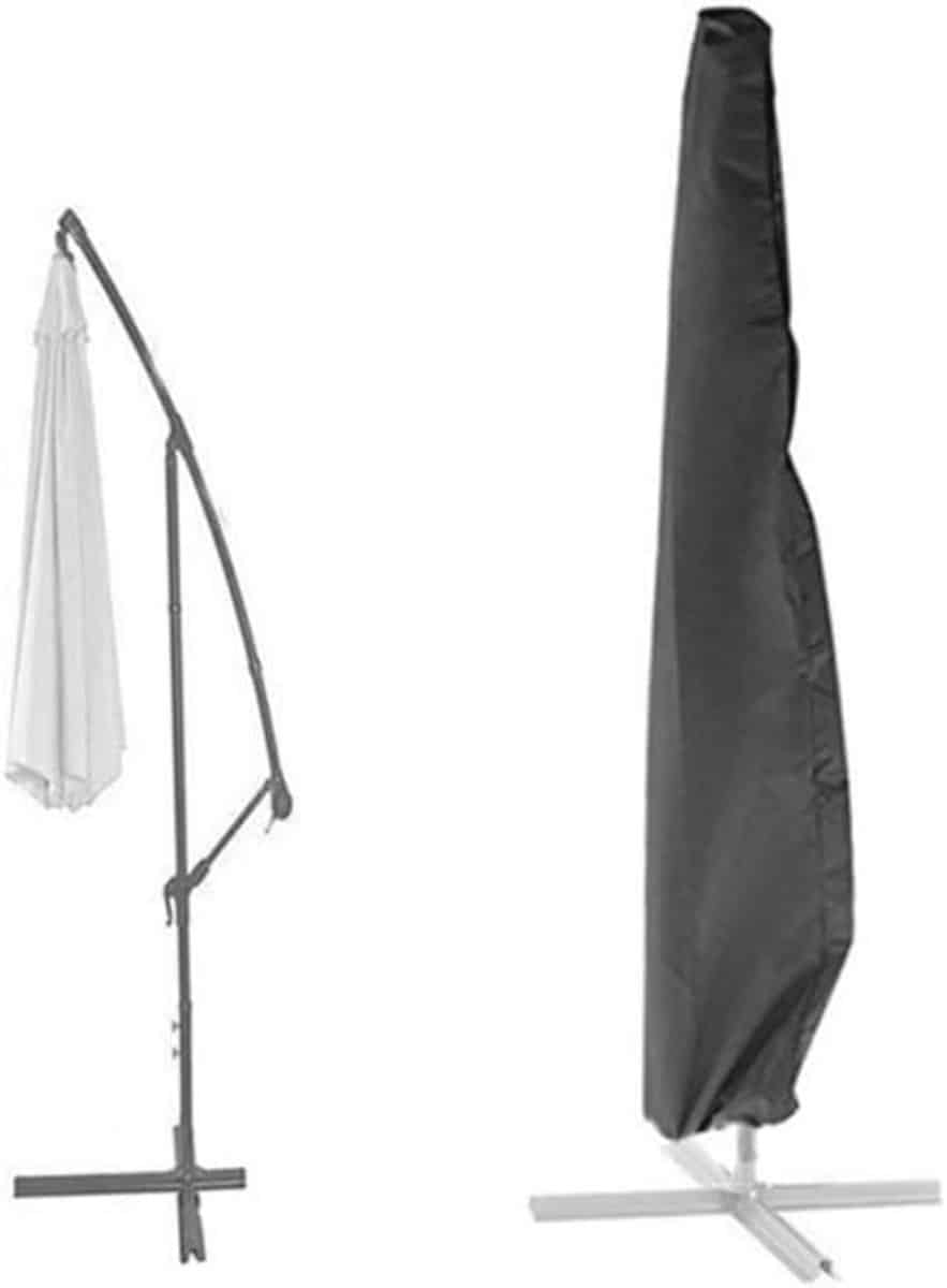 extra large waterdichte parasolhoes voor tuin zwarte oxford stoffen