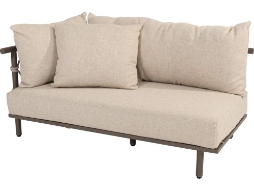 Ezra 2-zitsbank rechterarm terre 4 Seasons Outdoor