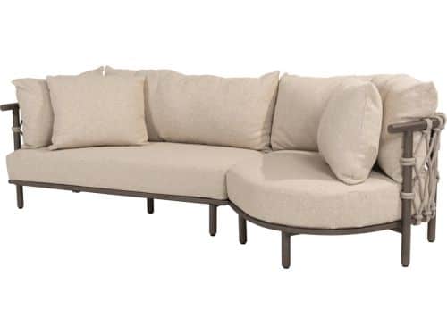 Ezra chaise longue loungeset 2 delig terre 4 Seasons Outdoor