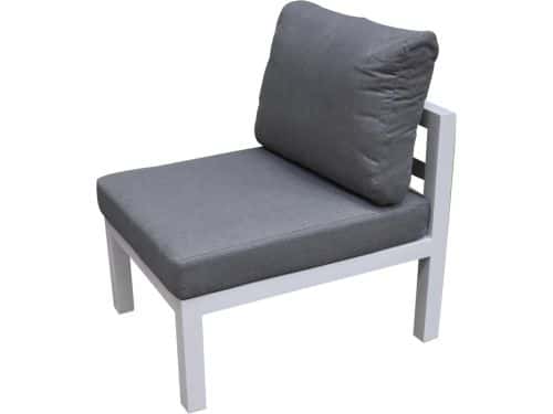 Fabri middenelement aluminium wit