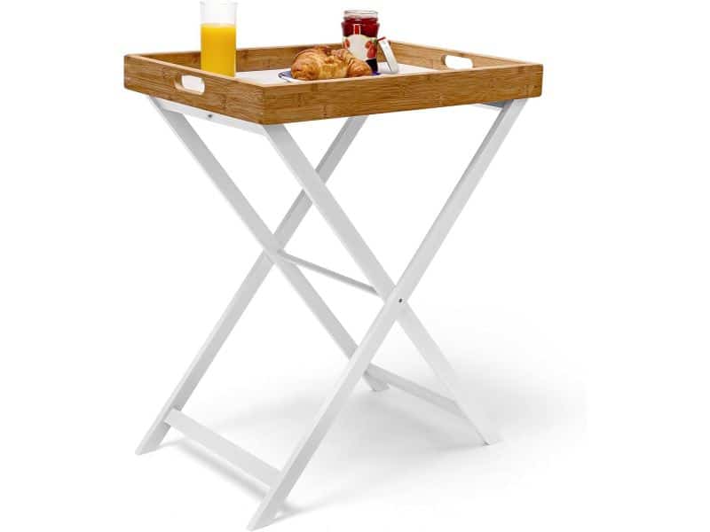 Famanu - Klaptafel met dienblad - HxBxD: ca. 72x60x40 cm