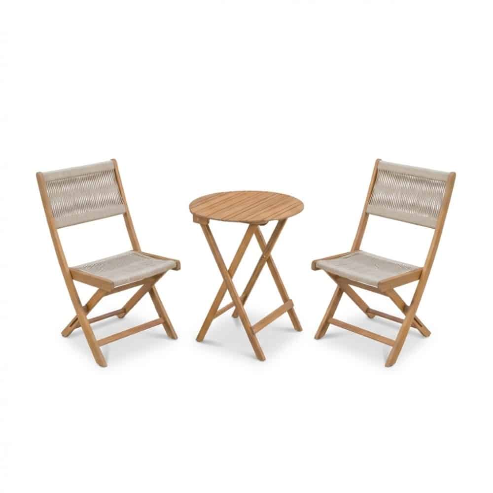 faro balkonset 2 personen | teakhout | 3 delig