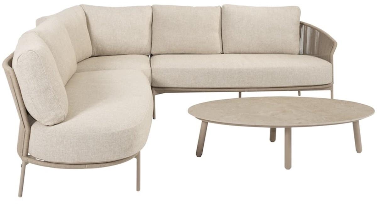 florence hoek loungeset 4 delig latte rope taste 4so