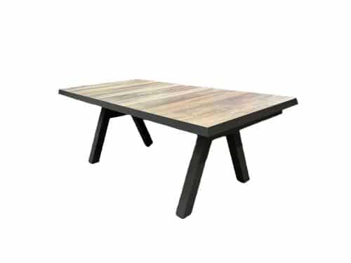 Formosa Verstelbare Tuintafel Antraciet 205/265x103 cm Buitengewoon de Boet - Buitengewoon de boet