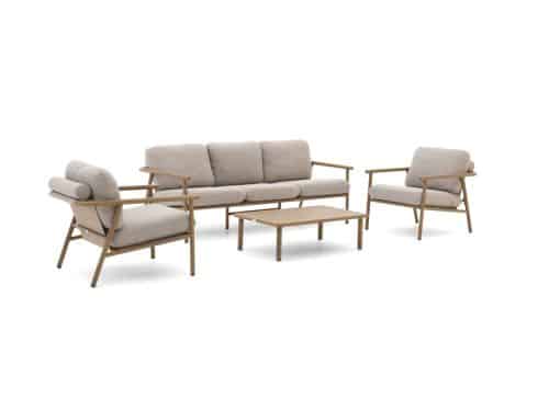 Forza Cuneo stoel-bank loungeset 4-delig - Laagste prijsgarantie!