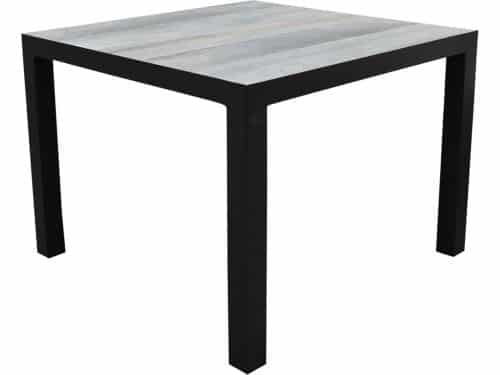Fresno dining tuintafel 100x100xH74cm antraciet