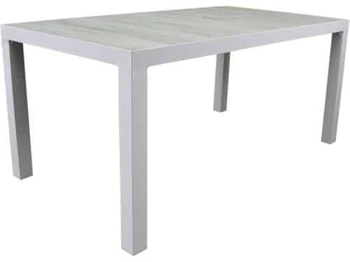 Fresno dining tuintafel 160x90xH74 cm wit