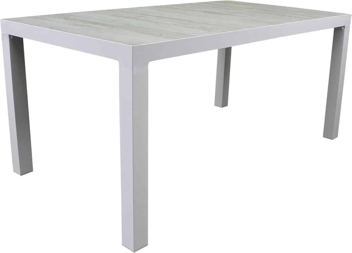fresno dining tuintafel 160x90xh74 cm wit