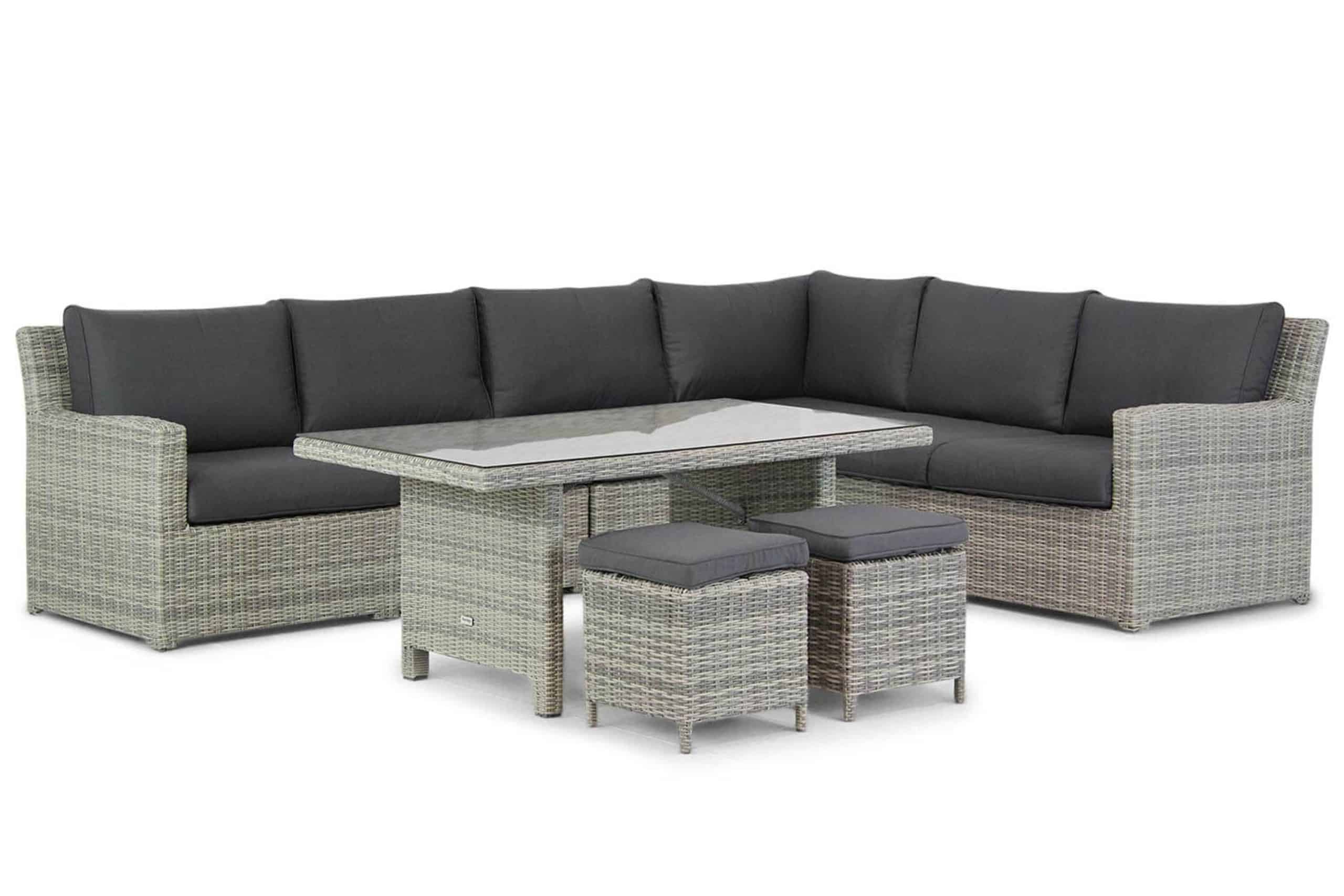 garden collections giardino/napoli dining loungeset 7 delig