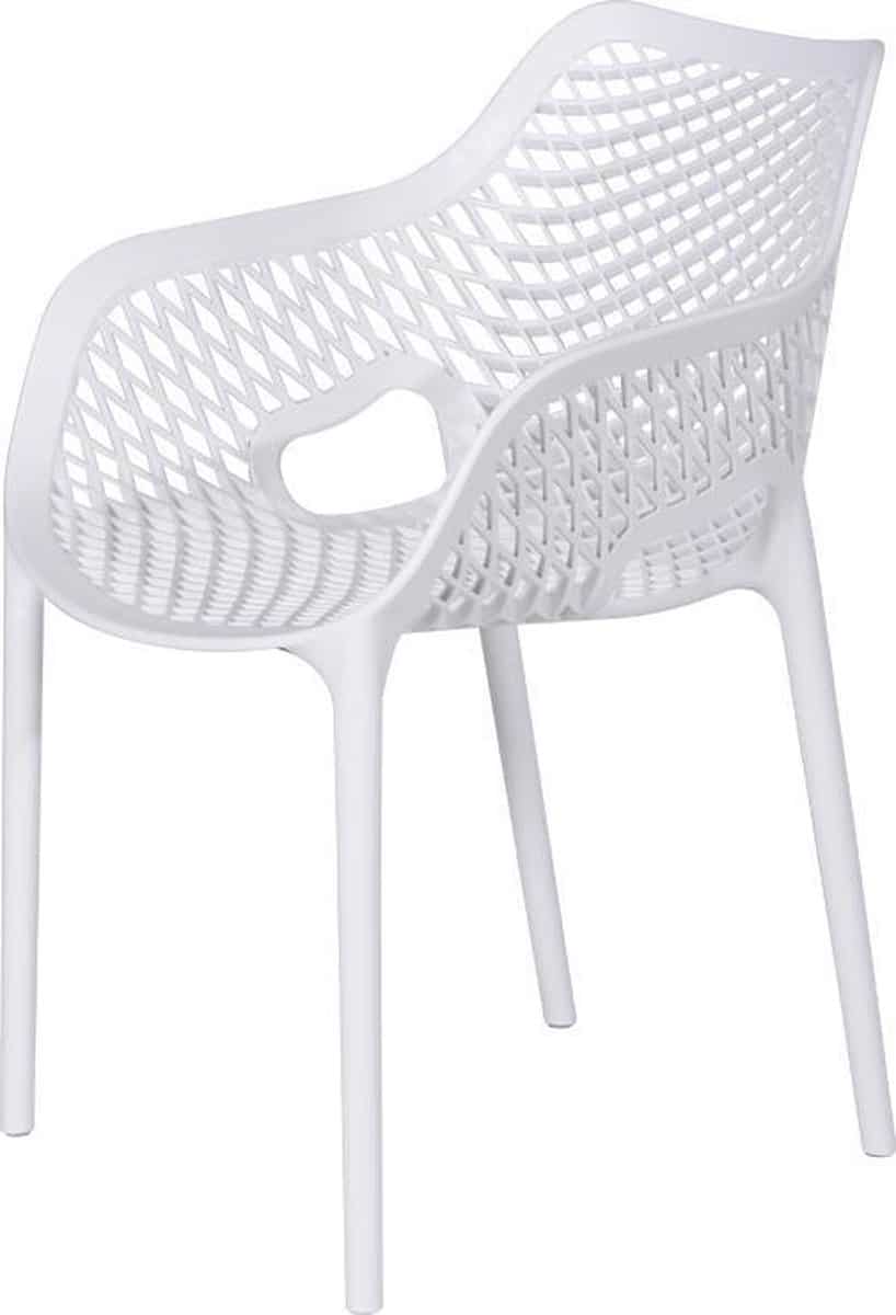 garden impressions air xl kunststof tuinstoel wit