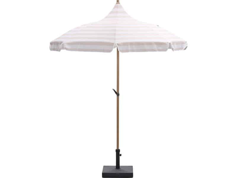 Garden Impressions Aloha stokparasol taupe - ecru Ø200 cm