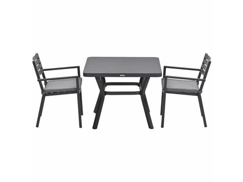 Garden Impressions Amarillo bistro tuinset 3-delig - Mina tuintafel 90x90