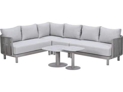 Garden Impressions Andong loungeset hoek 6-delig - taupe