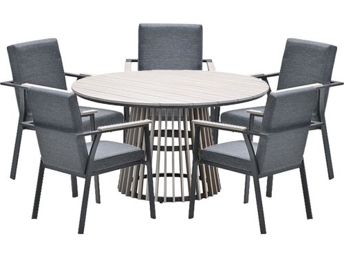 Garden Impressions Angela tuinset 6-delig - Annie tuintafel Ø148 x