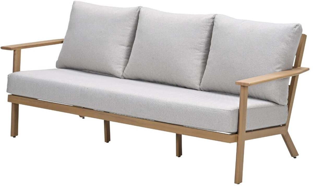 garden impressions ariana 3 zits loungebank light teak look