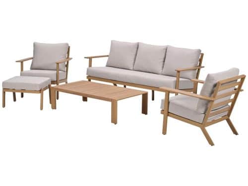 Garden Impressions Ariana loungeset 5-delig - natural teaklook