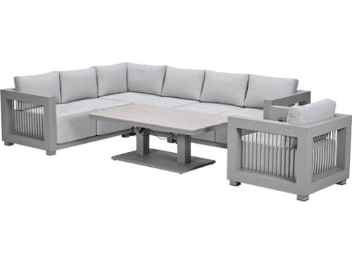 Garden Impressions Berthill loungeset 6-delig - taupe