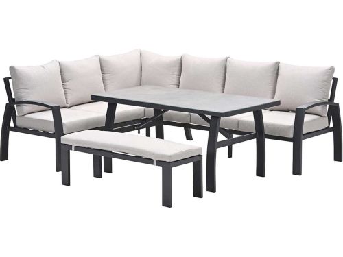 Garden Impressions Cameron lounge dining set 4-delig links
