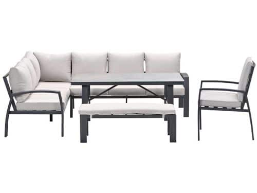 Garden Impressions Cameron lounge dining set 5-delig links